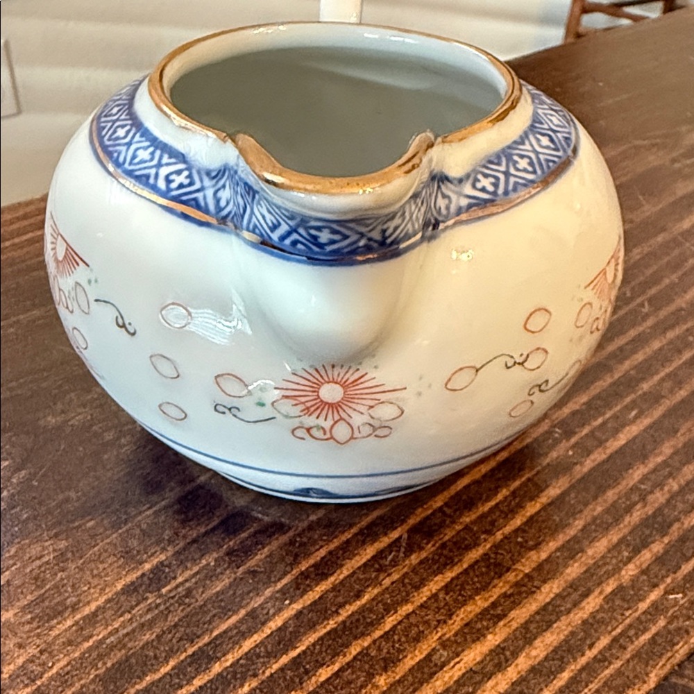 Vintage Chinese Blue and White Porcelain Creamer - Picture 4 of 6